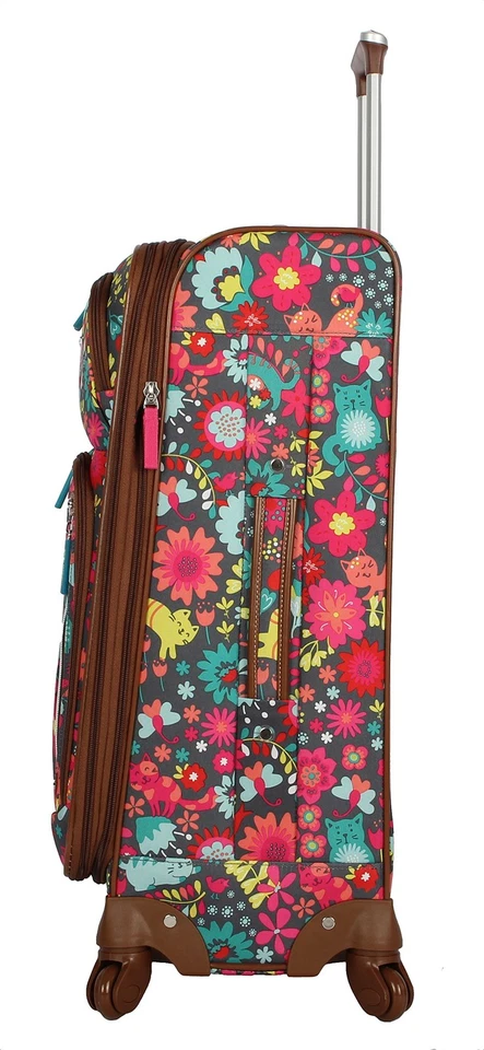 Maleta Equipaje 24" Diseño Extensible Patrón Con Ruedas Giratorias Para Mujer... Foto 2 de 4