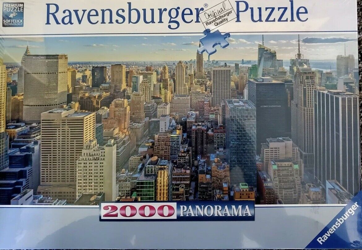 praktijk Psychologisch Straat Ravensburger 167081 View Over New York 2000 Piece Jigsaw Puzzle Damaged  4005556167081 | eBay