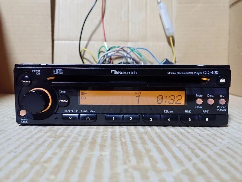 NAKAMICHI CD-400 CAR AUDIO CD PLAYER RADIO AUDIO UNIT VINTAGE Fully Working F/S