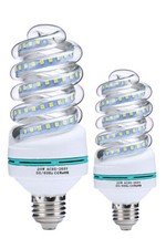 1x Spiralform LED Glühlampe E27 Abstrahlwink...