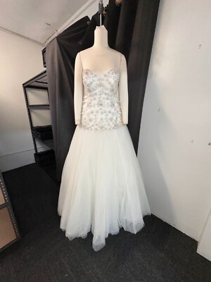 Strapless Roz Roz la Kelin Glamour Plus Strapless Wedding Dress | eBay Australia