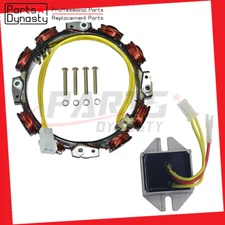 Fit Briggs 10-16 Amp Alternator Stator P/N 592830 696458 Charging Coil Stator