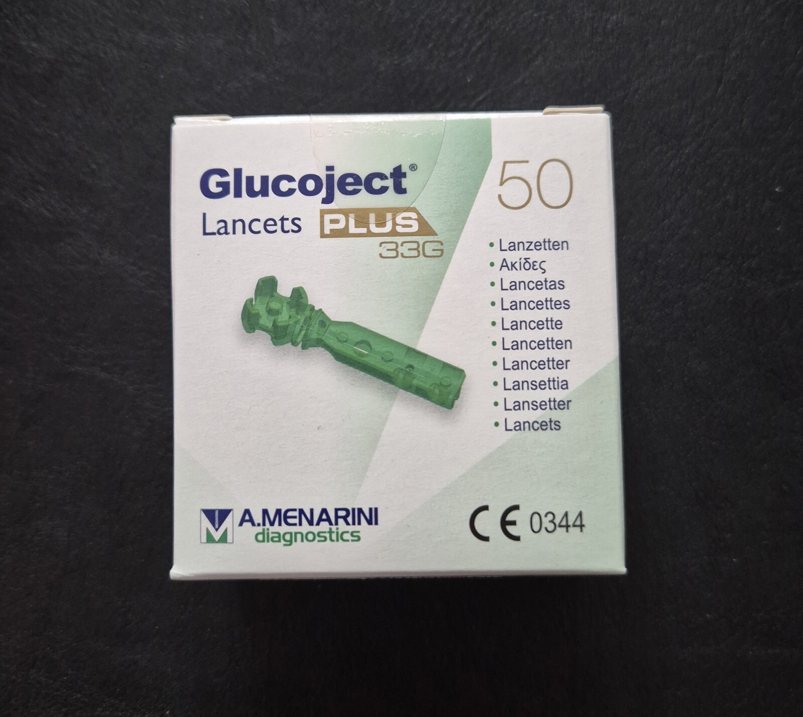 Glucoject Lancets PLUS 33G A.Menarini Diagnostics 50 Lancette