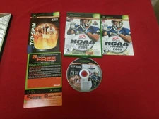 NCAA Football 2005 / Top Spin Combo (Microsoft Xbox) Complete W/ Manual Tested