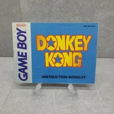 Donkey Kong Nintendo GameBoy Authentic Instruction Booklet Manual Only 
