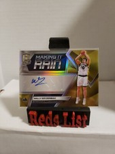2018-19 Spectra Making it Rain Gold Auto 8/10 Wally Szczerbiak #MR-WSZ T-wolves 