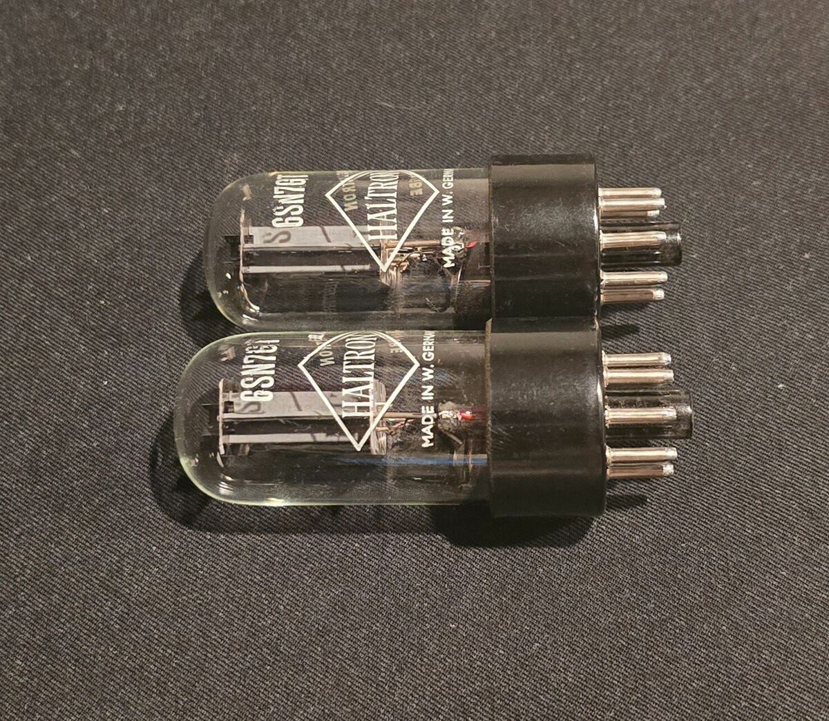 HALTRON by TELEFUNKEN 6SN7 GT TUBE LOW NOISE DIAMOND LOGO HALTRON by TELEFUNKEN 6SN7 GT TUBE LOW NOISE DIAMOND LOGO