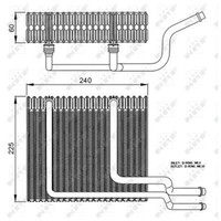 NRF 36151 Verdampfer Klimaanlage Klimaanlagenverdampfer Klimaverdampfer