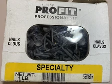Profit Common Nails #3075087 1 3/8" 13ga cup hd c.dw 19/64 "Partially used box"