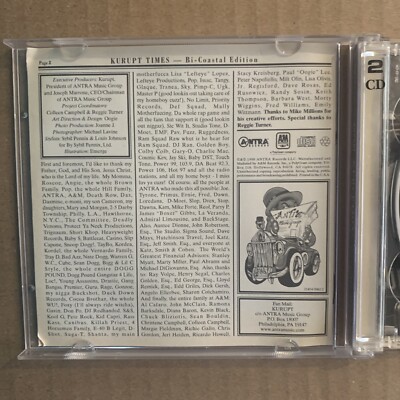 Kuruption! [PA] By Kurupt (2CD's, 1998, Antra Records) Bi