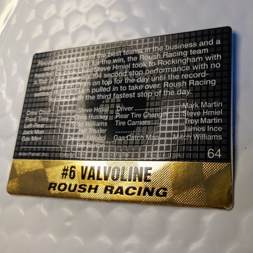 * 1994 Action Packed Roush Racing #6 Valvoline Ford Steve Himel Crew Chief #64 - Picture 6 of 7