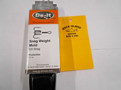1156 Do-It Snag Weight Mold  5/0 Treble