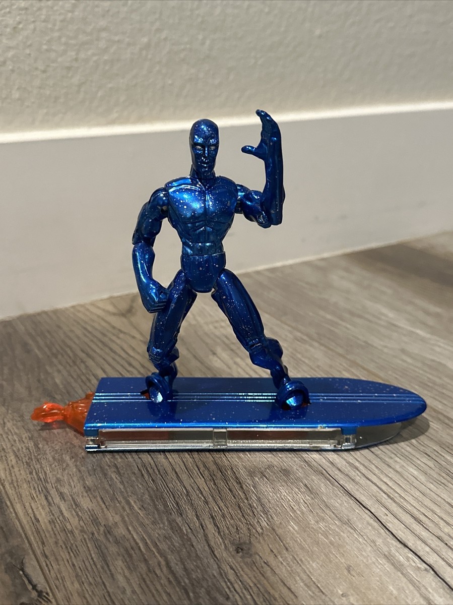 SILVER SURFER Star Surfer Blue Action FIGURE W/ COSMIC BOARD