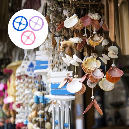 3Pcs DIY Wind Chime Supplies Plastic Wind Chime Rings Wind Chime DIY Circles - 第 10/12 張圖片
