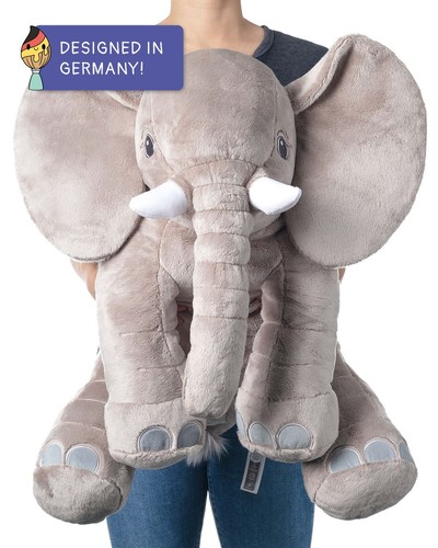 Peluche Elefante 60cm Peluche Grande Regalo para Bebés Peluche Peluche - Imagen 8 de 12