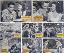 FROM HERE TO ETERNITY Italian fotobusta movie posters x8 BURT LANCASTER  1953
