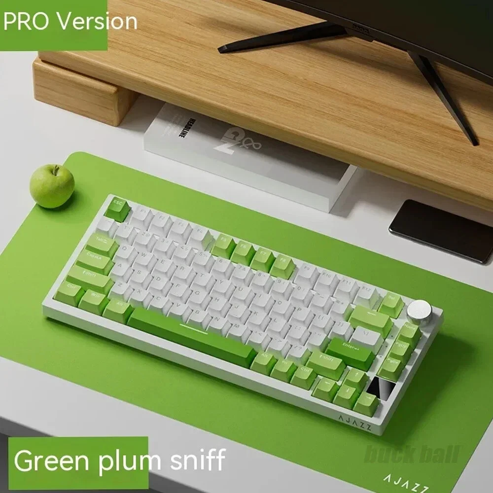 Mechanical Keyboard with TFT Screen Multifunctional Knob Gaming Keyboard Triple Mode Connectivity for Enhanced Performance Mechanical Keyboard with TFT Screen Multifunctional Knob Gaming Keyboard Triple Mode Connectivity for Enhanced Performance