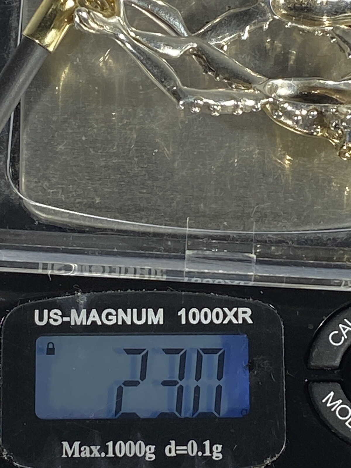 Solid Cast Sterling Silver 925 Leaping Frog Link … - image 13