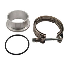 Abrazadera de brida de banda en V para turbocompresor para turbocompresores serie HX35 HX40