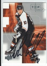 John LeClair Signed 2001/02 Upper Deck Top Shelf Card #112