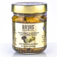 Greek Marinated mushrooms with truffle aroma 180g - 4 pcs per order