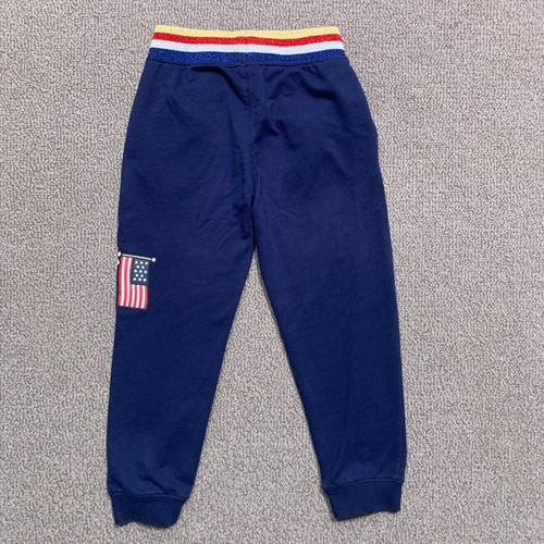 Hello Kitty Joggers Girls XS 4/5 Red White Blu Go Team USA Pant Flag Patriotic * - Picture 9 of 13