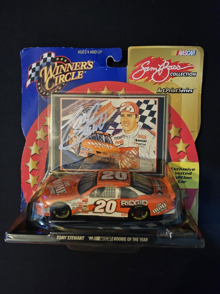 2000 Winner's Circle Sam Bass Collection 1:43 scale Tony Stewart ROY car signed