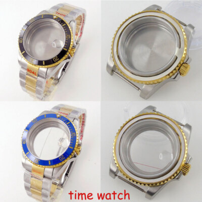 38mm/40mm Golden Watch Case Fits NH35 NH36 ETA 2824