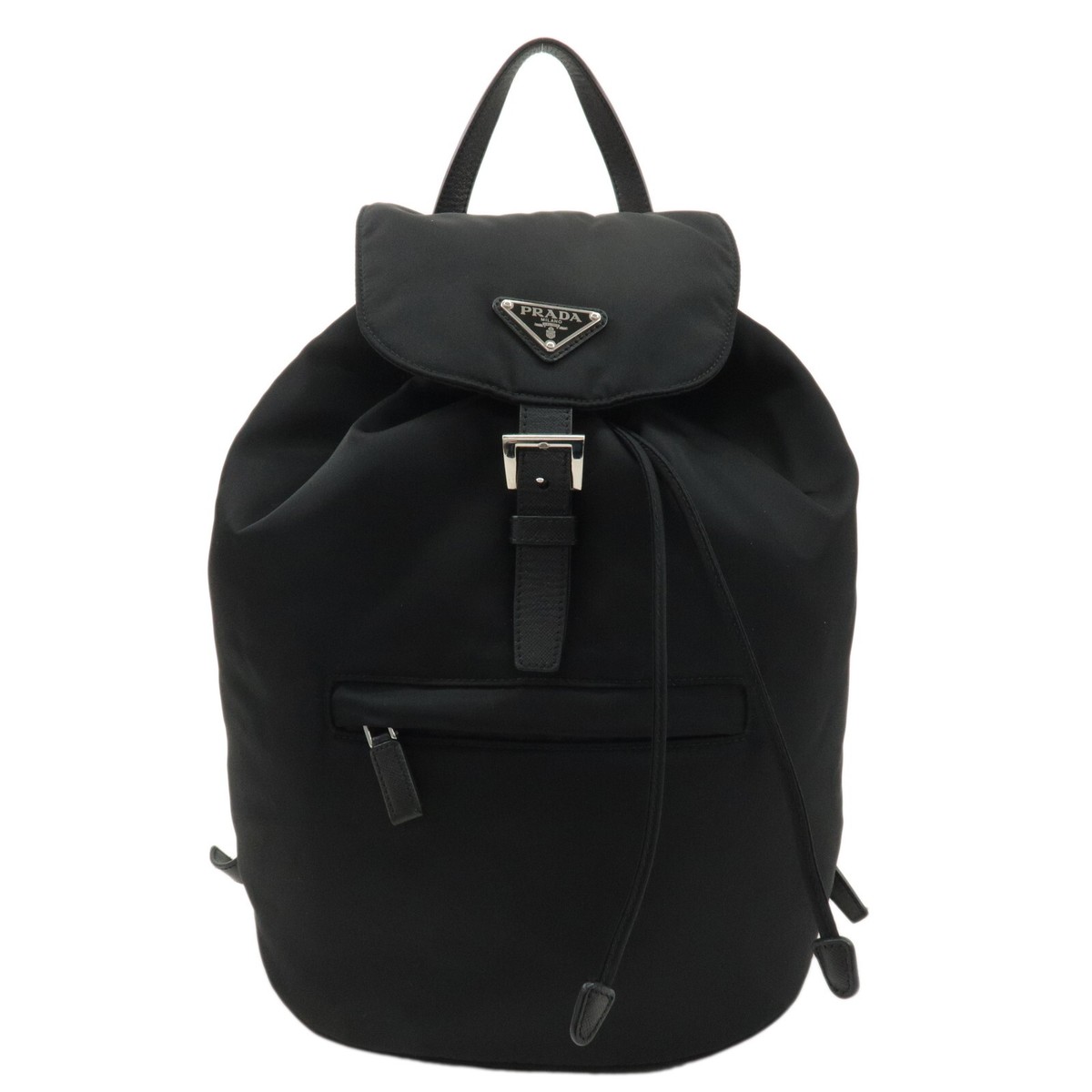 Prada Nylon Nero Black Backpack Prada Men main image 4