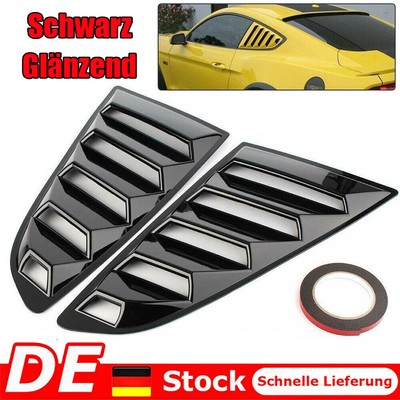 1 Paar 1/4 Quarter Seitenfenster Louvers Scoop Cover Vent Für Ford Mustang 15-23