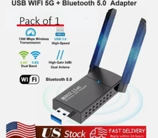 USB 3.0 Wireless WIFI Adapter 1300Mbps Long Range Dongle Dual Band Network lot