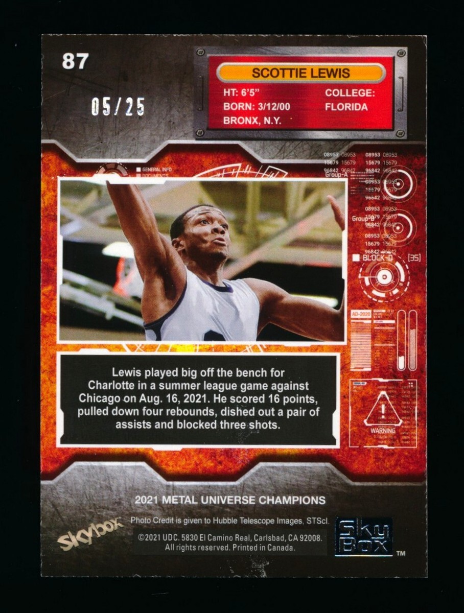 2021 Metal Universe Champions Precious Metal Gems PMG Blue #87