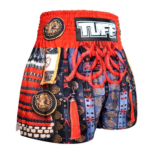 TUFF Muay Thai Shorts - The Armour Muay Thai Boxing Fight Mens Adult - Picture 2 of 5