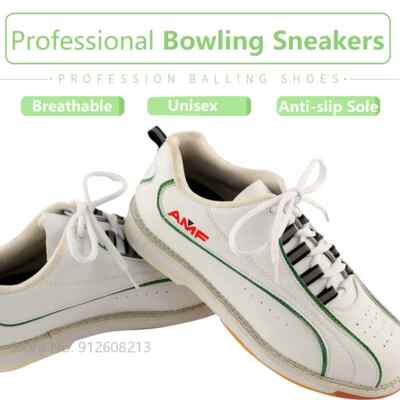 Women Men Professional Bowling Shoes Skid-proof Sole Breathable Unisex Trainers