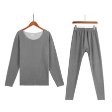 Zonbailon Mens 2 pc Long Sleeve Top and Pants Long Johns Winter Hunting Gear