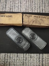 1953 Pontiac Glass Parking Light Lenses Pair 5940671 1953 Pontiac Glass Parking Light Lenses Pair 5940671