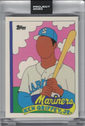 Ken Griffey Jr Seattle Mariners 2020 Topps Project #201 Artist Trading Card