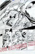 NIO Half Splash ACTION Signed by Marvel Spider-Man Venom DC Artist FREE SHIPPING