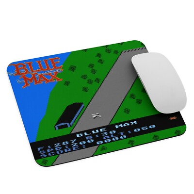 Blue Max C64 Commodore Atari - Retro Mouse Pad   NEW 9.5'' x 7.75'' Non Slip