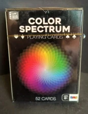 Color Spectrum Playing Cards Full Deck 52 Cards by RMS NEW! Sealed Free Ship!