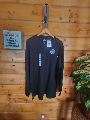 Dickies Men's Big and Tall Long Sleeve Heavyweight Extra Large