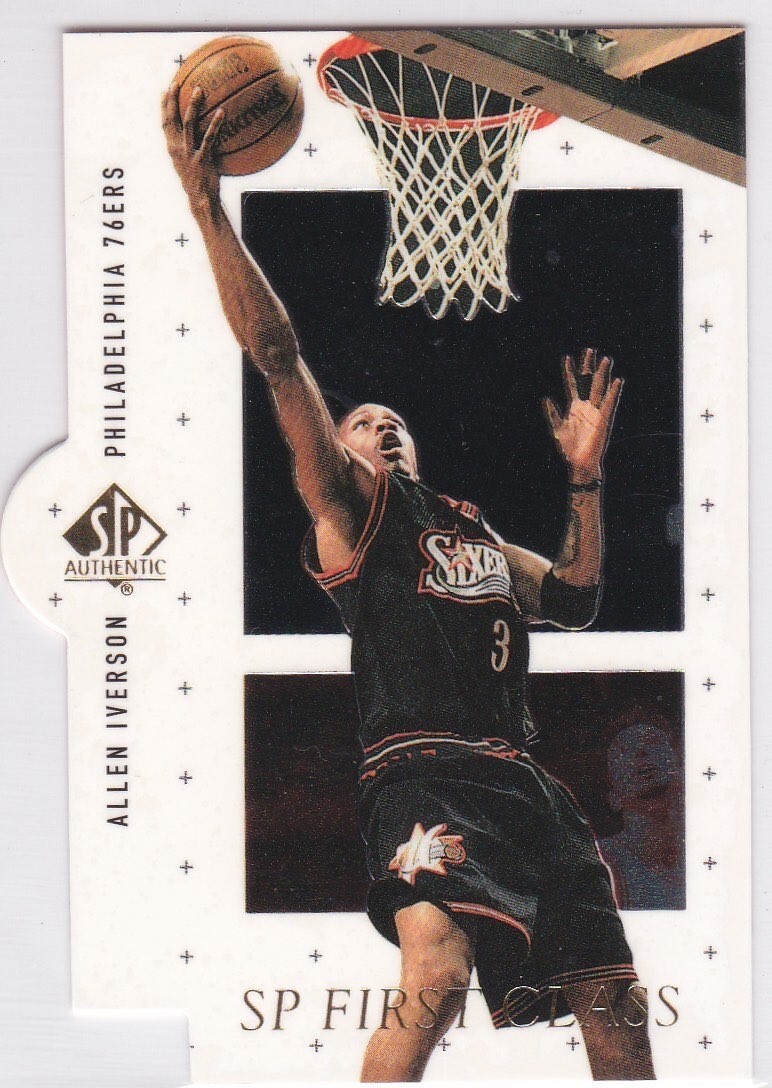 ALLEN IVERSON Philadelphia 76er DIE-CUT Basketball Card SP