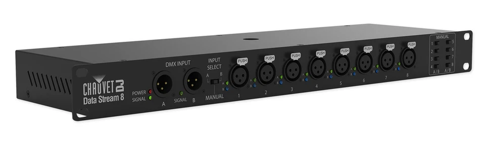 Chauvet Data Stream 8 DMX Splitter To Distribute+Boost Signals, 2-Ins, 8-Outputs - Image 2 of 4
