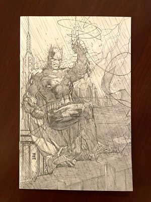 Justice League #1 (DC 2018) Jim Lee 1:500 Pencils Only Sketch Virgin Variant