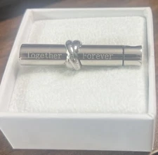 Cremation Urn Pendant Necklace with Hollow Cylinder Keepsake Memorial Lockets