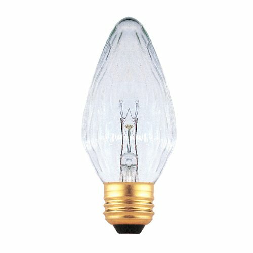Bulbrite 25F15CL 25W Fiesta Style Chandelier Bulb, Medium Base, Clear - Picture 1 of 1