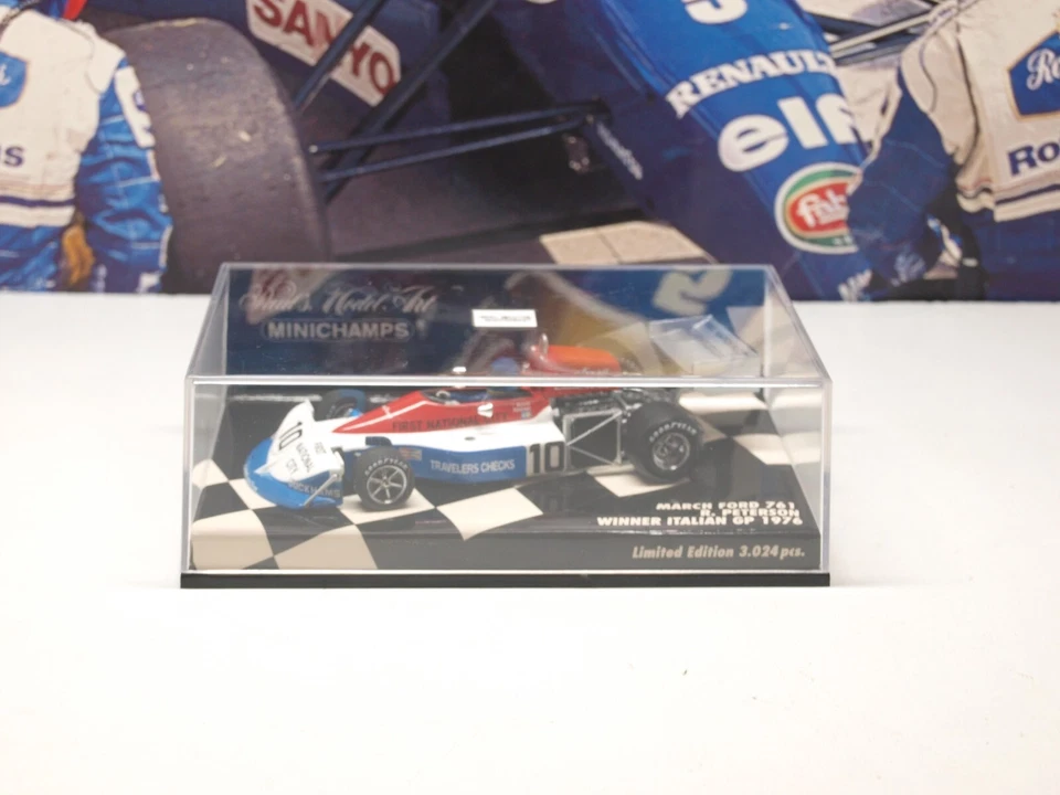 MINICHAMPS /F1 - 1976 MARCH FORD 761 - RONNIE PETERSON  - 1/43 SCALE MODEL CAR - Image 3 of 4