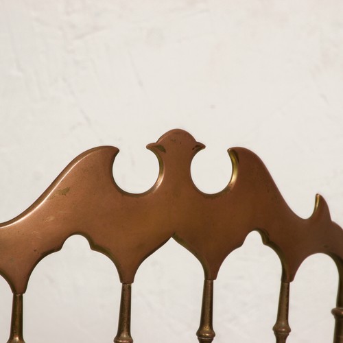 CHIAVARI Bronze Chair in Sumptuous Gray ITALY 1950s Midcentury Elegance - Picture 8 of 10