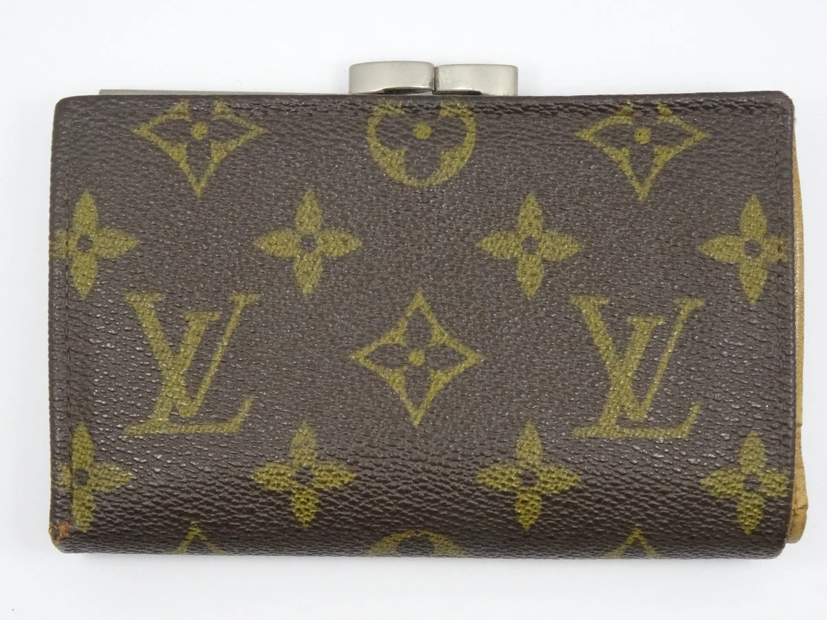 Vintage Louis Vuitton Saks Fifth Avenue Kisslock Change Coin Wallet Purse