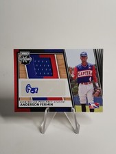 2022 Panini Elite Extra Edition Anderson Fermin Auto Dominican Prospect League